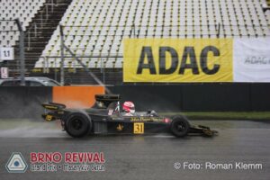 ...and Marco Werner, of course, had to go to the track just when it was raining heavily.